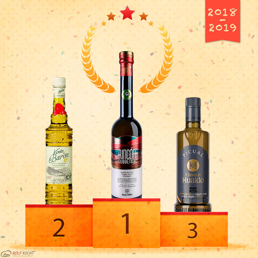 bestes Olivenöl der Welt - Saison 2018 / 2019