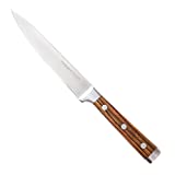 makami 4er-Set Premium Steakmesser mit scharfer, glatter Klinge und Griff aus edlem Palisanderholz in Geschenkverpackung