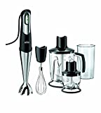 Braun MQ 745 Aperitive 7 Stabmixer (750 Watt, 0,6 Liter, Multiquick) schwarz