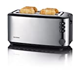 Severin AT 2509 Automatik-Toaster (1400 Watt, für bis zu 4 Brotscheiben), edelstahl