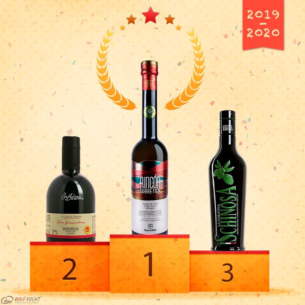 bestes Olivenöl der Welt - Saison 2019 / 2020