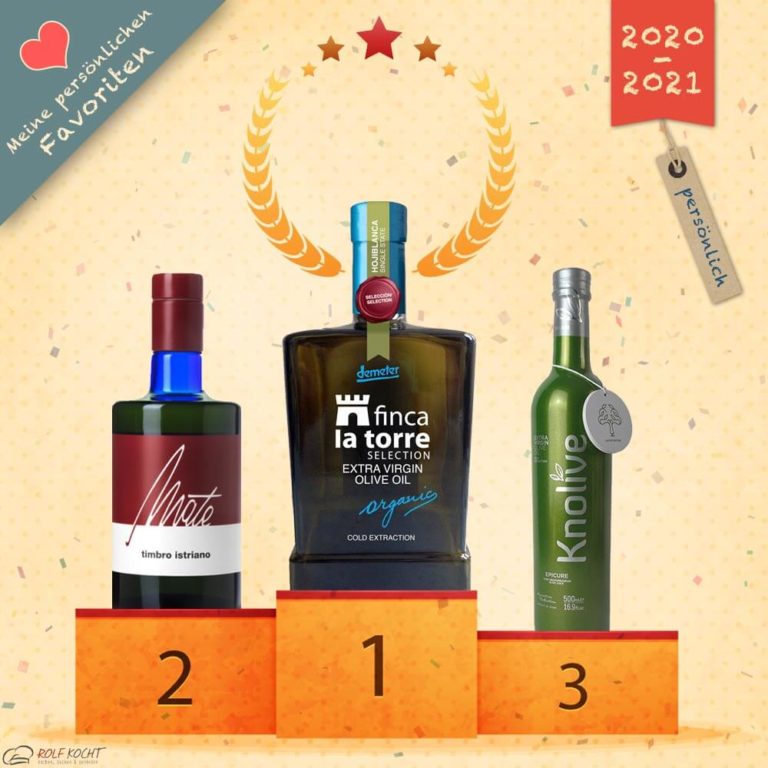 Meine persönlichen Olivenöl Favoriten / 2021 Bestes BioOlivenöl der Welt rolfkocht.de