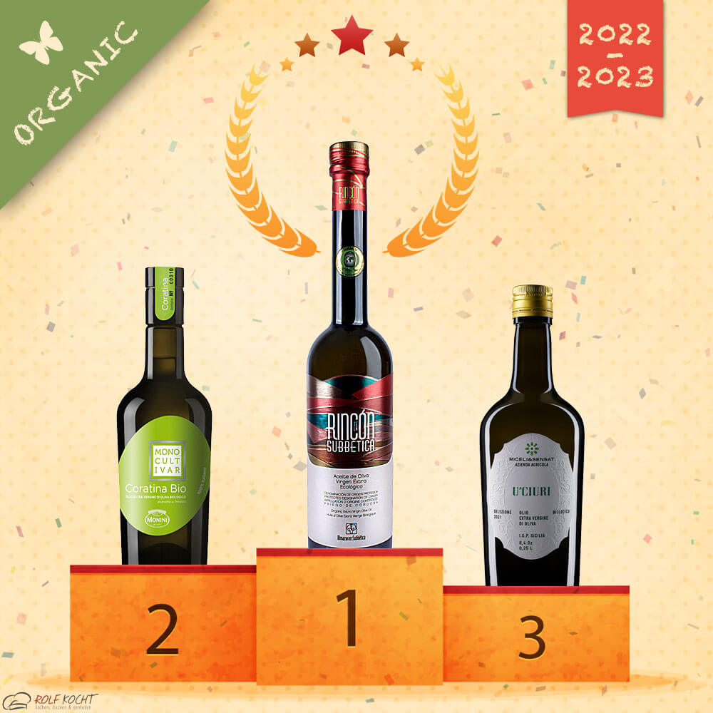 Bestes Olivenöl der Welt 2022 / 2023 Organic BIO Olivenöl