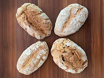 Brot selber backen - einfach und schnell, vom Bauernbrot bis Vollkornbrot