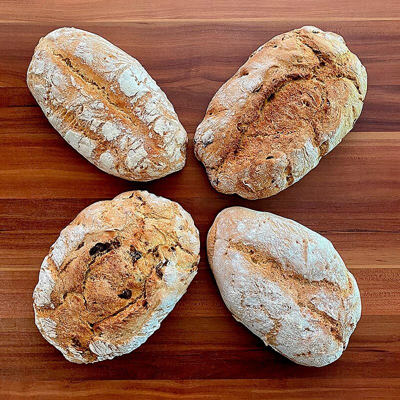 Brot selber backen, ohne kneten mit und ohne Hefe