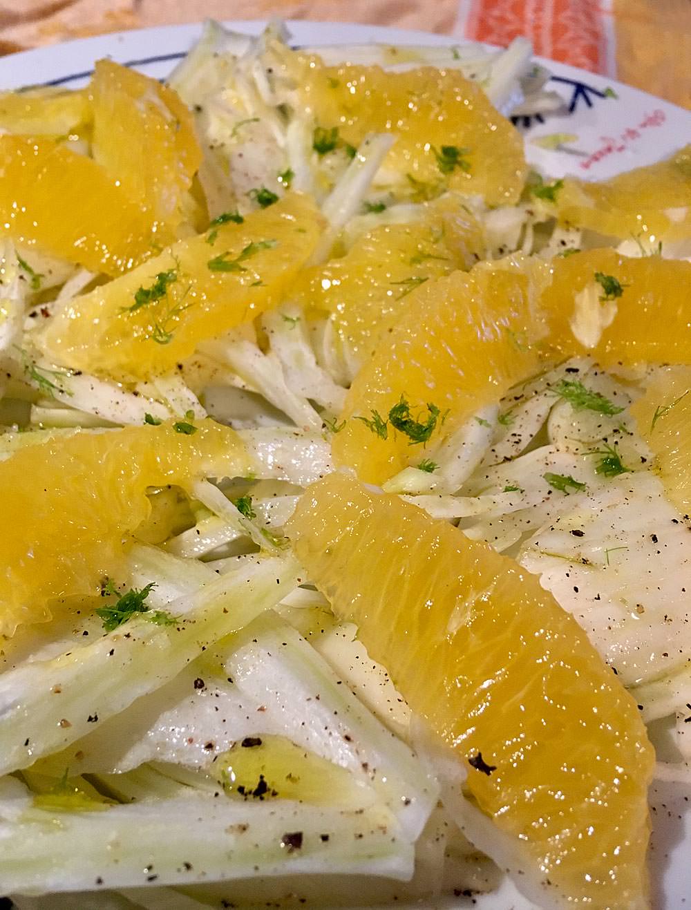 frischer Fenchel mit Orangenfilets