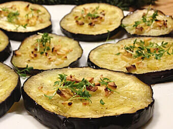 gebackene Aubergine