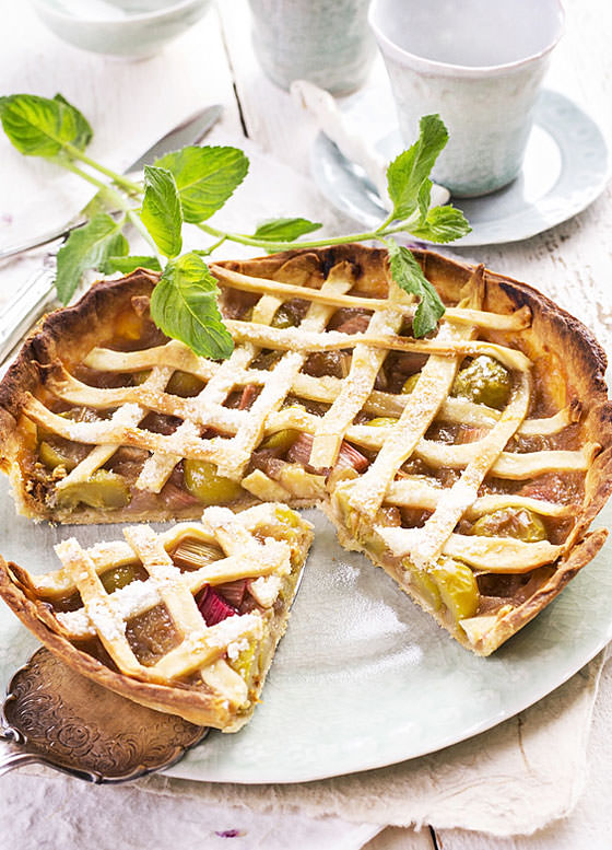 Rhabarber-Tarte