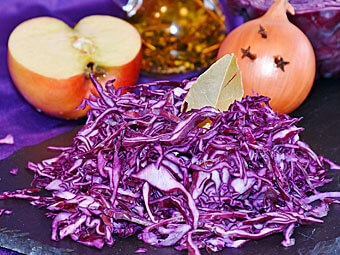 Rotkohl, Rotkraut, Blaukraut selber machen und einfrieren