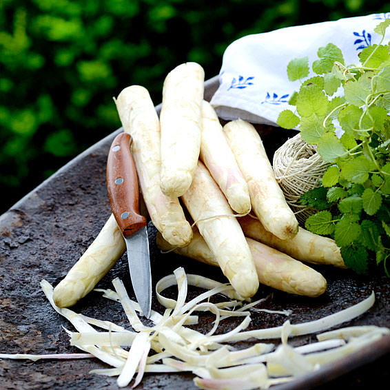 spargel schälen