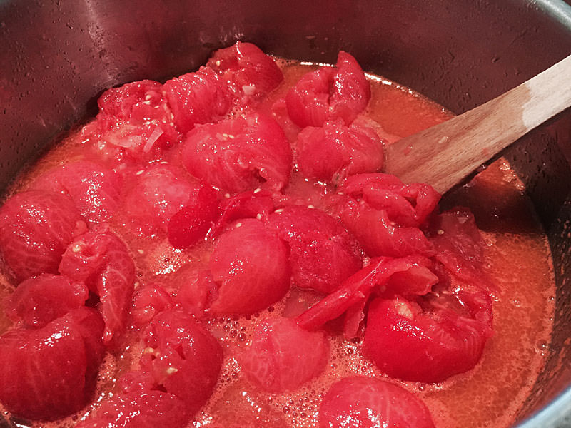 Tomaten kochen