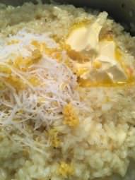 Zitronen-Risotto, Parmesan-Risotto